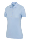 Greg Norman Women's Freedom Micro Pique Short Sleeve Polo - Blue Haze