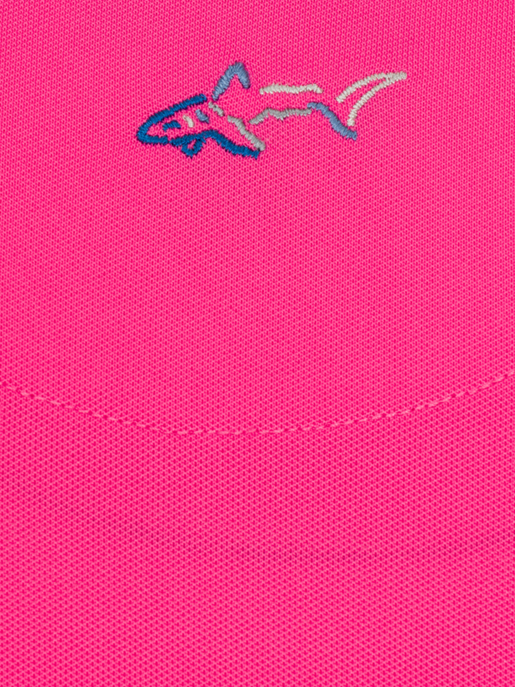 Greg Norman Women's Freedom Micro Pique Short Sleeve Polo - Pink