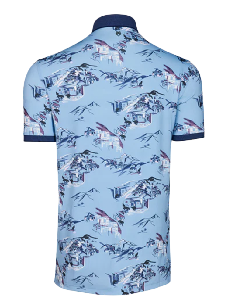 Greyson Players Club In The Blues Polo - Wolf Blue
