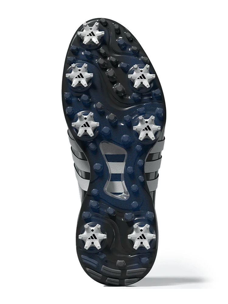adidas Tour360 24 Boost Golf Shoes (Wide Fit) - White/Core Black/Lucid Ray Blue