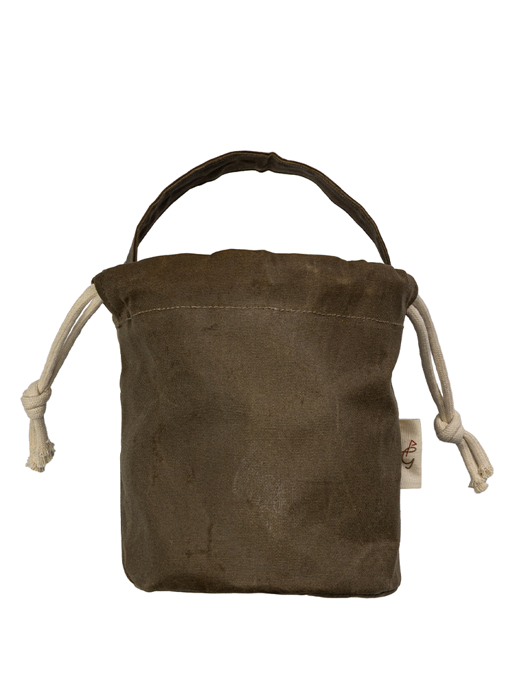 Mackem Golf Waxed Canvas Shag Bag - Olive