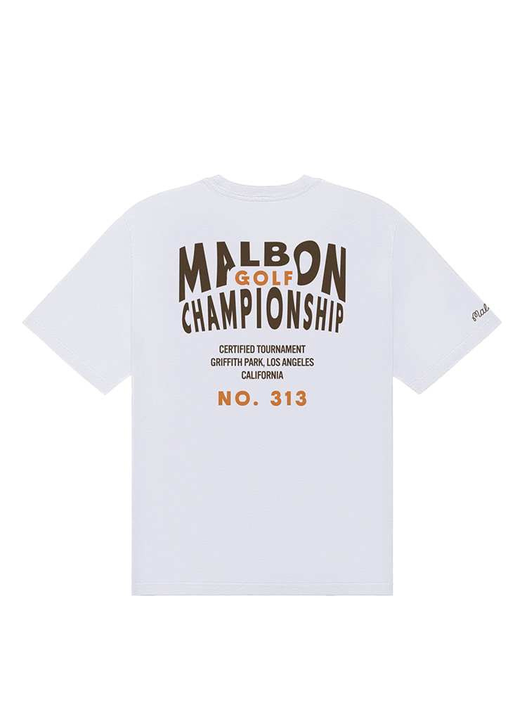 Malbon Bermuda Championship Tee - White