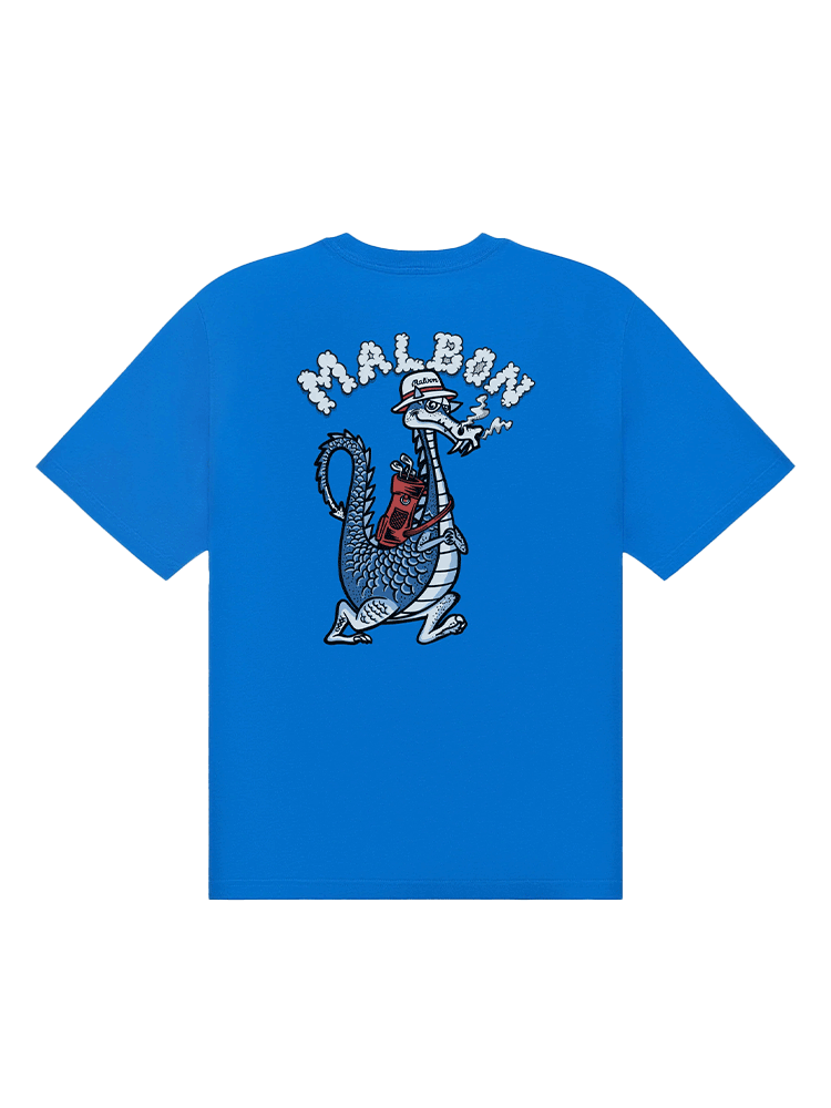 Malbon Bermuda Dragon Tee - Blue