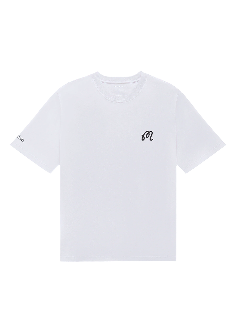 Malbon Bermuda Tee - White