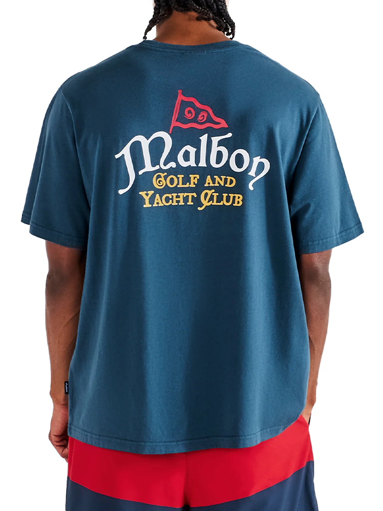 Malbon Bermuda Yacht Club Tee - Navy