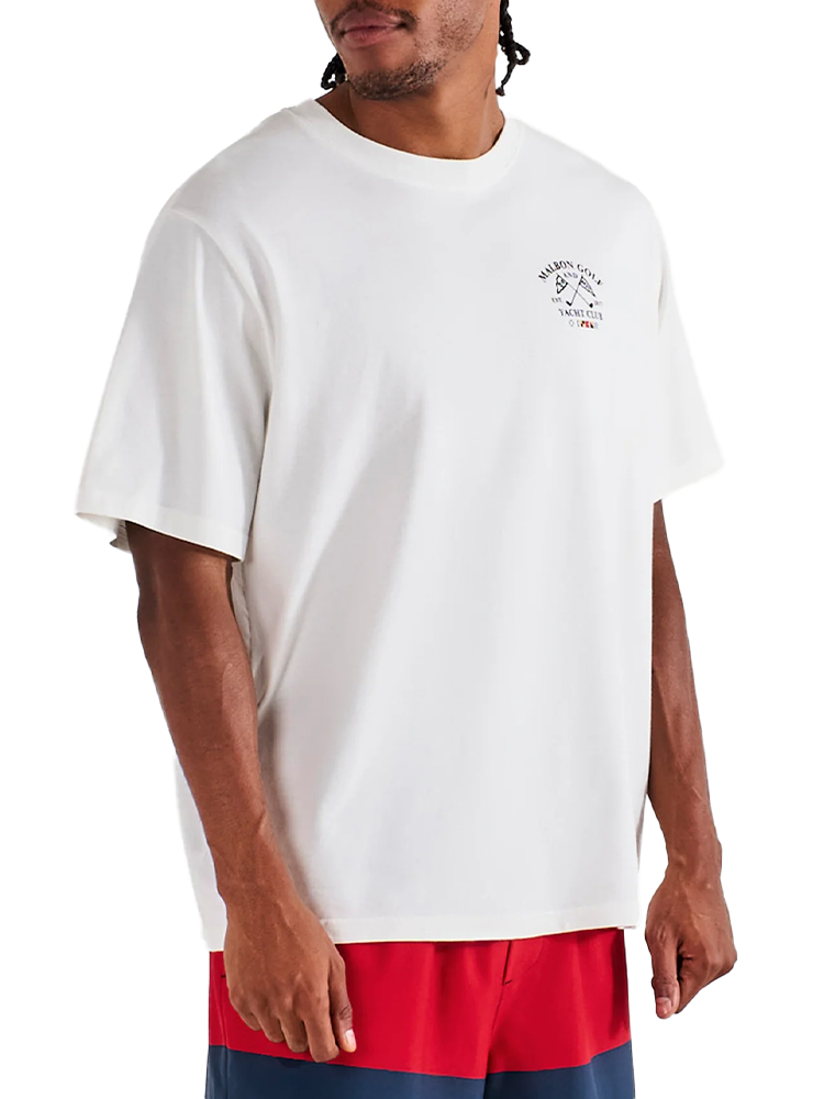 Malbon Bermuda Yacht Club Tee - White