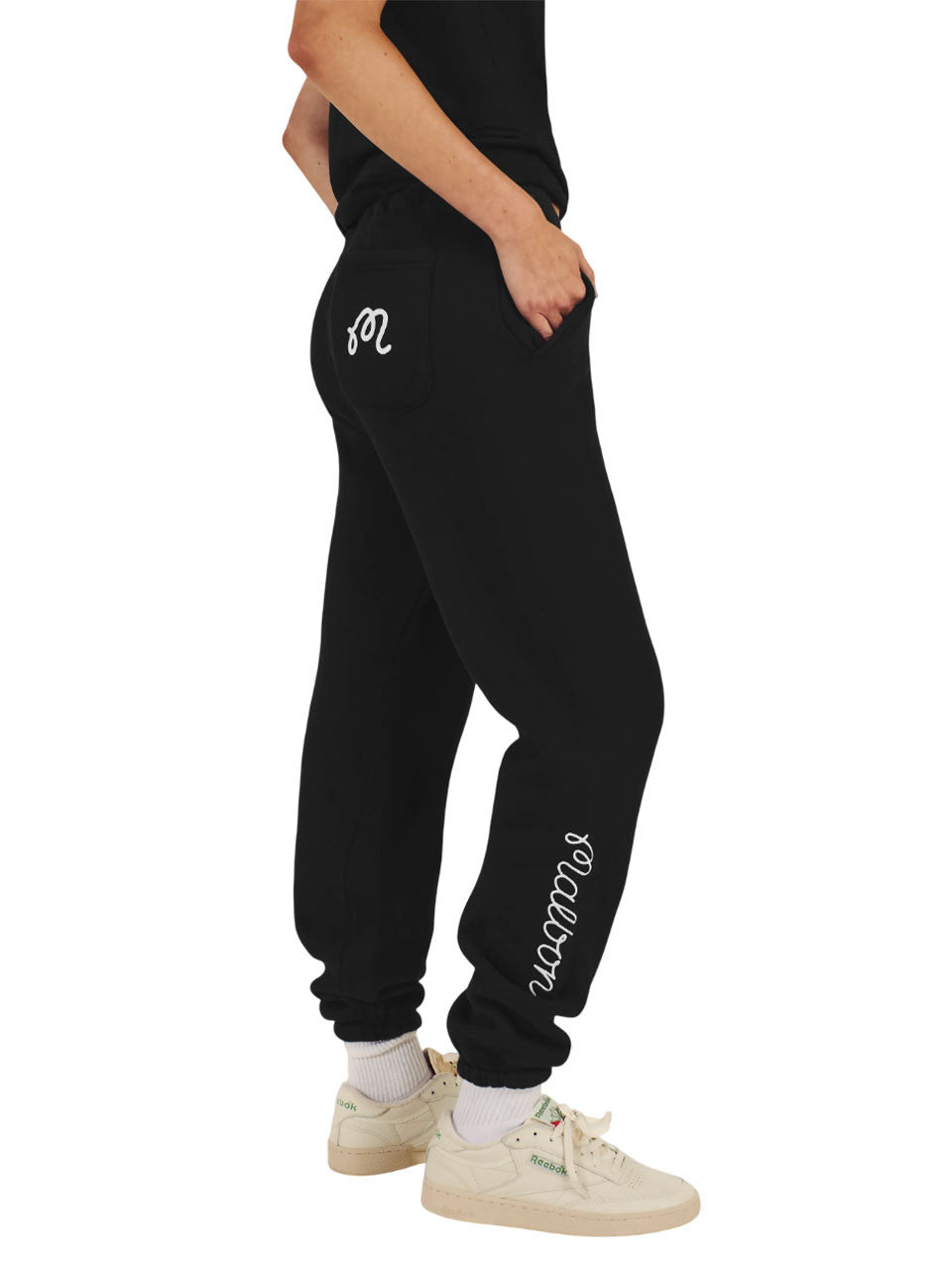 Malbon Clubhouse Sweatpant - Black