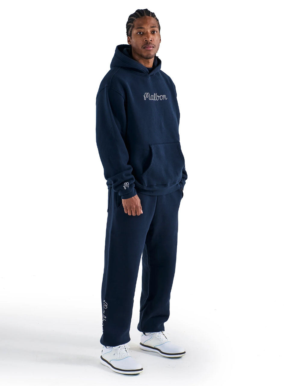 Malbon Clubhouse Sweatpant - Navy