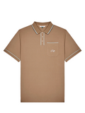 Malbon Dove Performance Pique Polo - Hawk