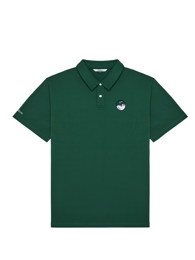 Malbon Fairway Baldwin Polo - Forest