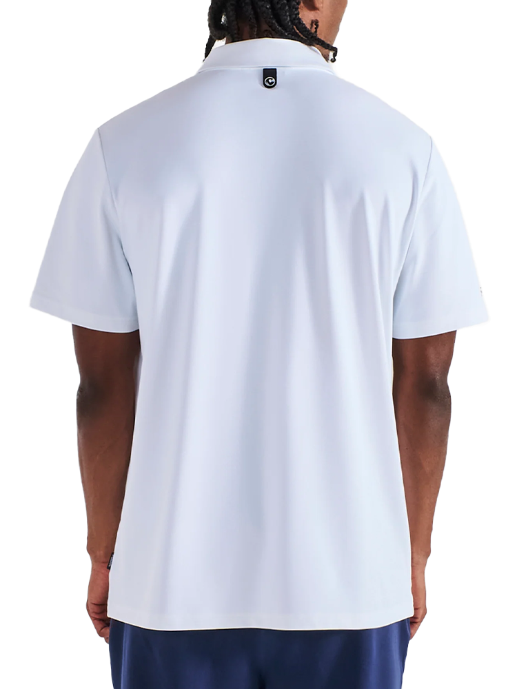 Malbon Fairway Baldwin Polo - White