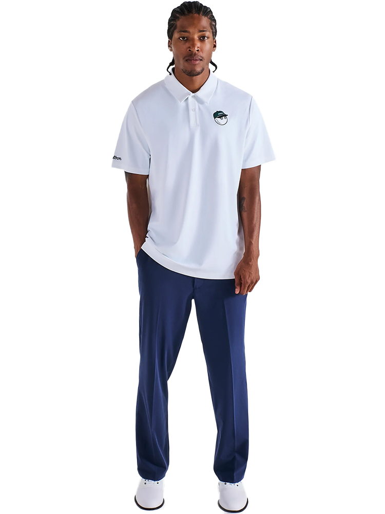 Malbon Fairway Baldwin Polo - White