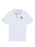 Malbon Fairway Monarch Polo - White