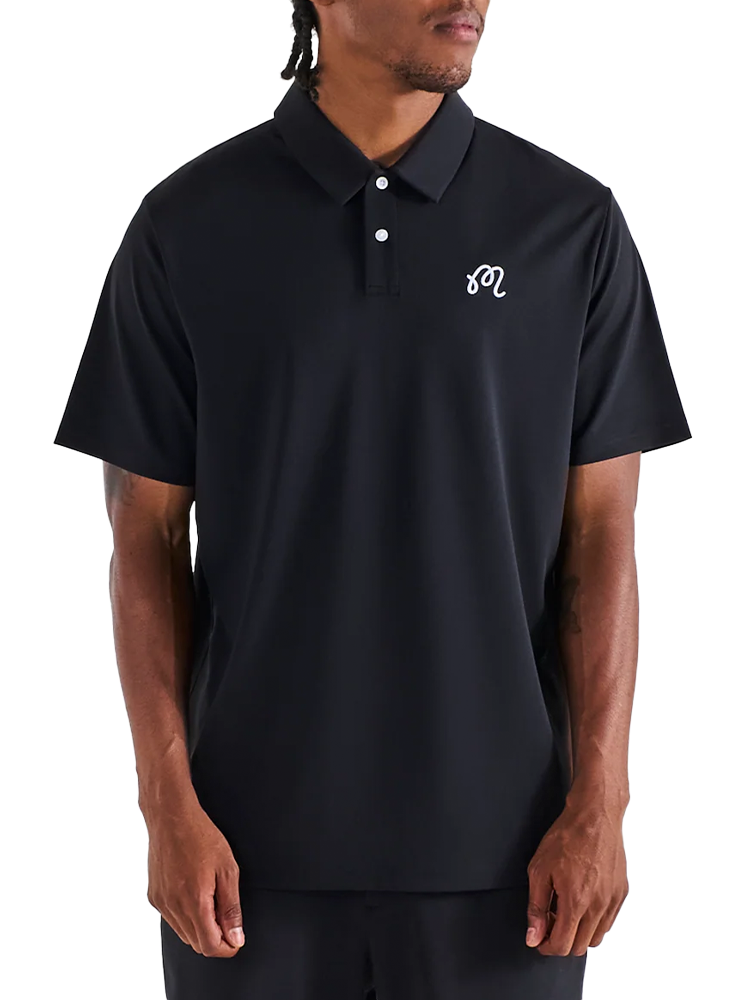 Malbon Fairway Polo - Black