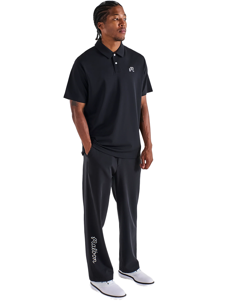 Malbon Fairway Polo - Black
