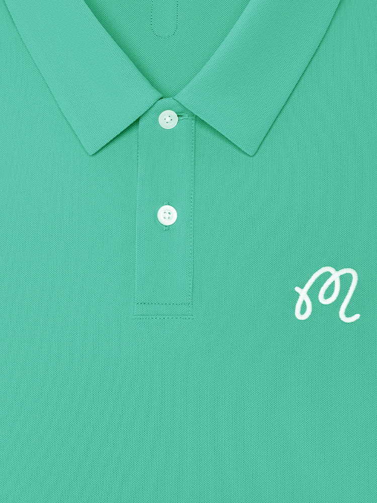 Malbon Fairway Polo - Marine Green