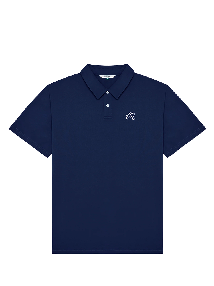 Malbon Fairway Polo - Navy
