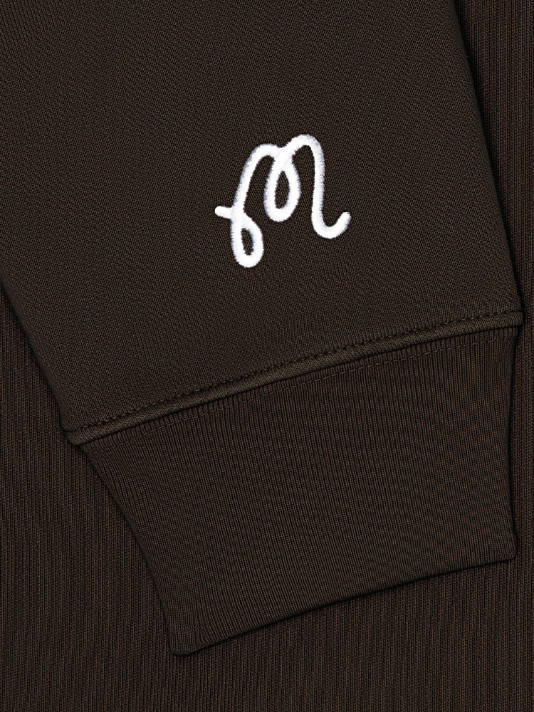 Malbon Fesque Hoodie Polo - Brown