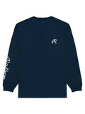 Malbon Gorse Long Sleeve Tee - Navy