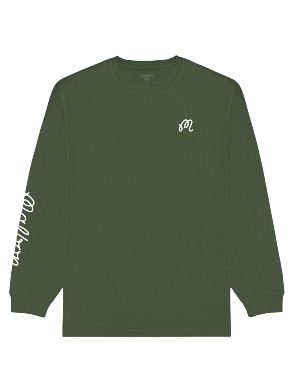 Malbon Gorse Long Sleeve Tee - Olivine