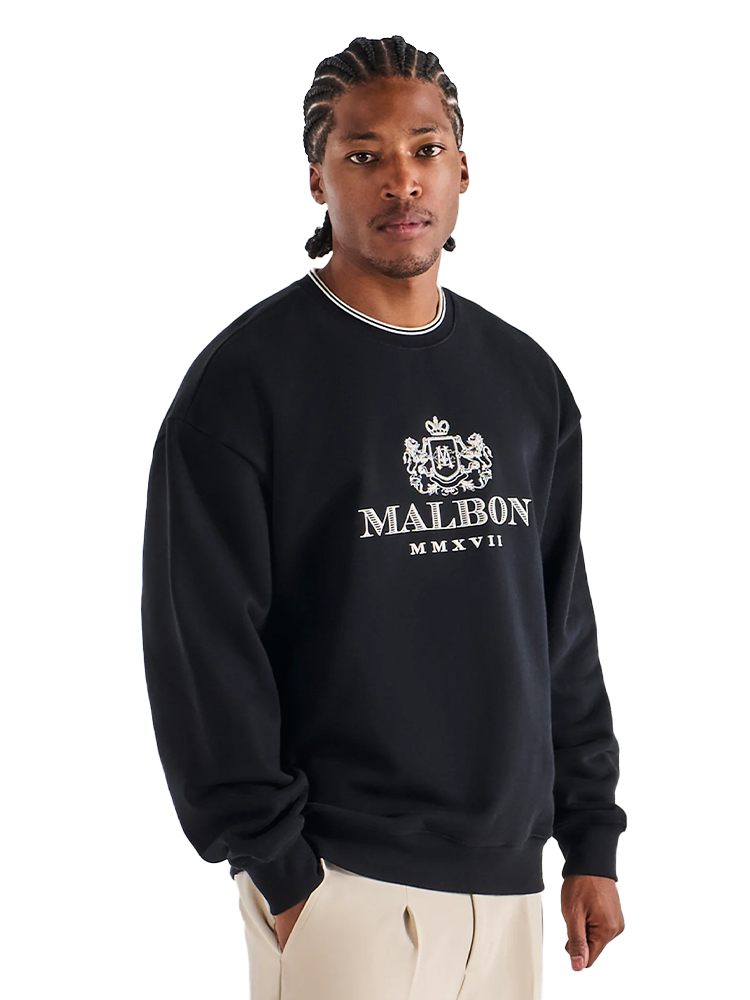 Malbon Monarch Crewneck - Black