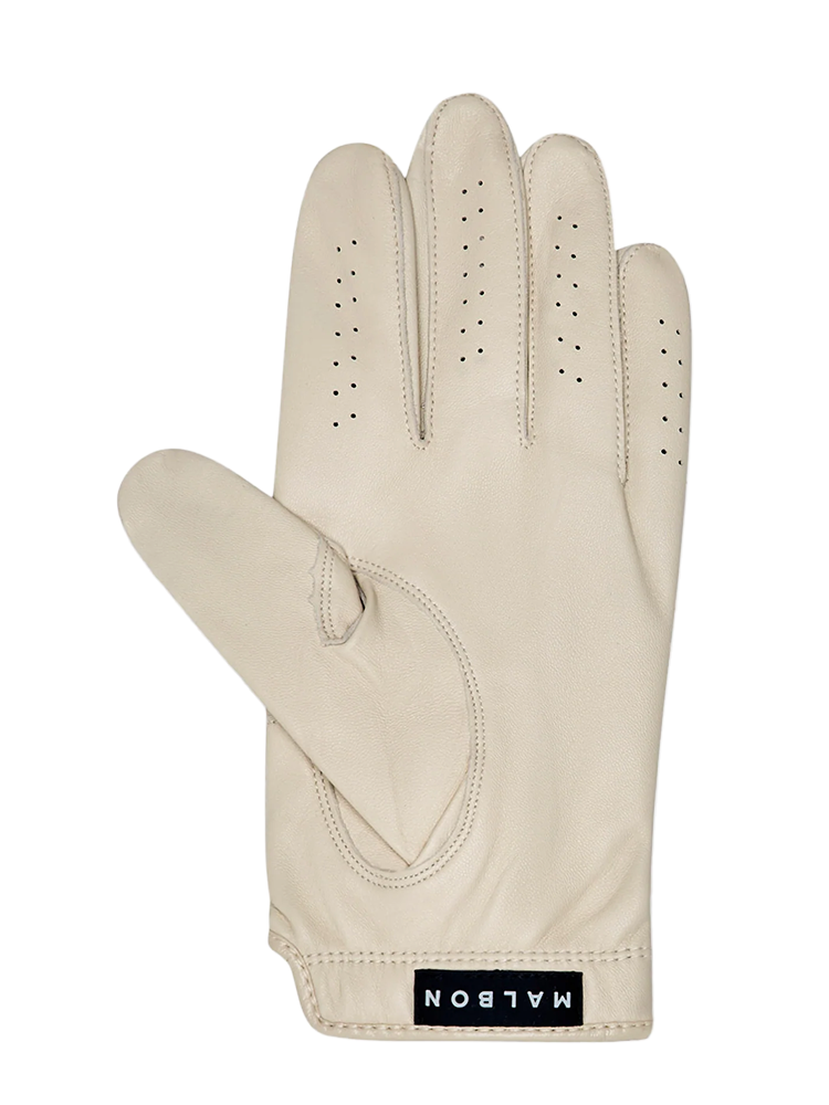 Malbon Oakwood Golf Glove - Ivory