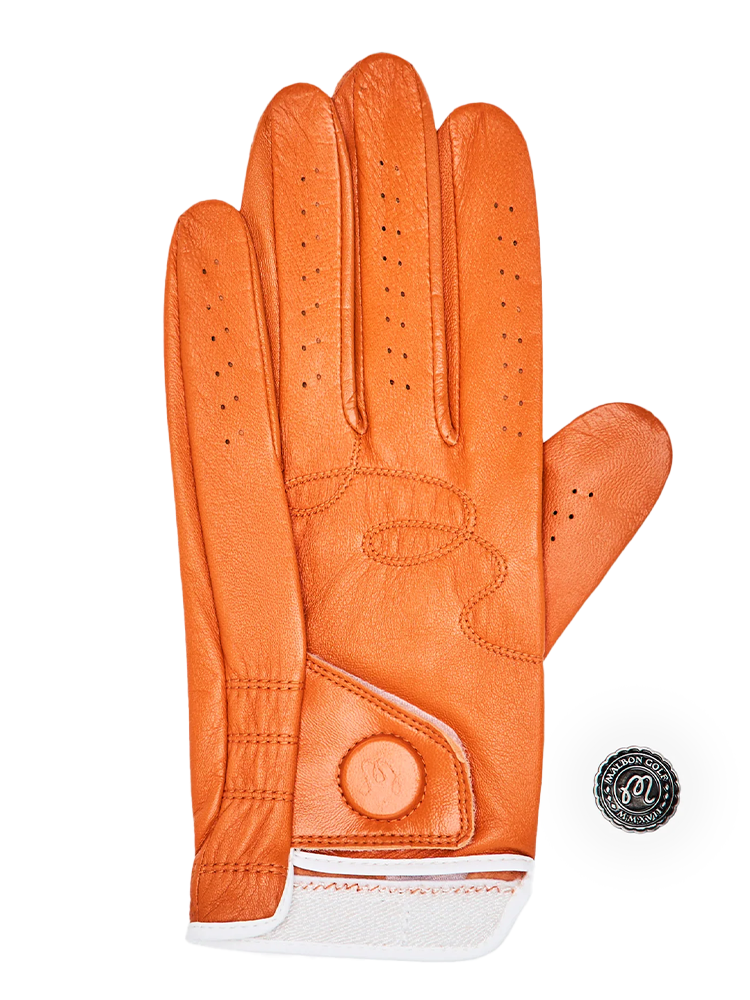 Malbon Palmera Golf Glove - Marmalade