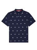 Malbon Torrey Pines Polo - Baritone Blue