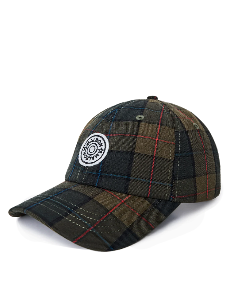 Malbon Waxed Cotton Strapback Cap