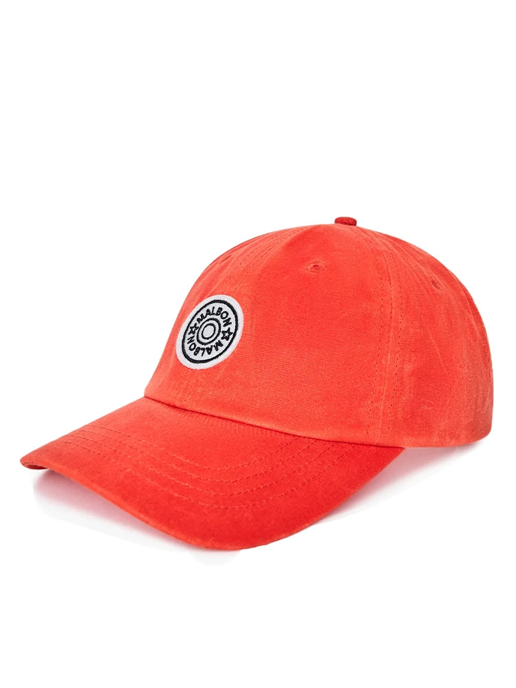 Malbon Waxed Cotton Strapback Cap