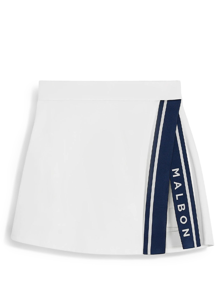 Malbon Womens Baseline Skort - White