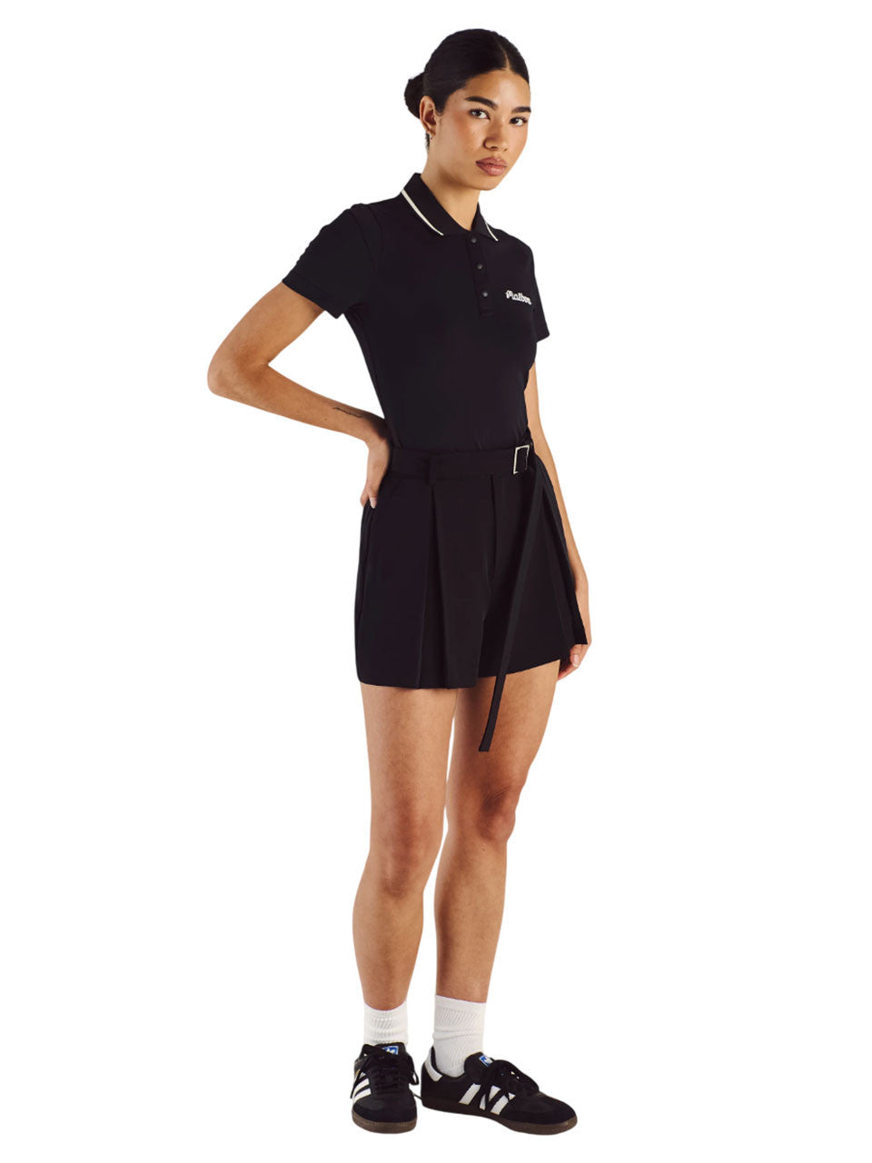 Malbon Womens Paloma Polo - Black
