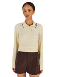 Malbon Womens Selma Polo - Cream