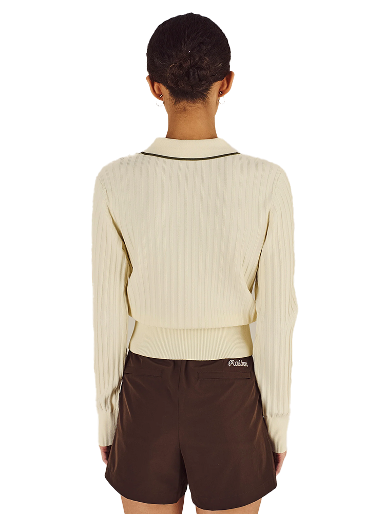 Malbon Womens Selma Polo - Cream