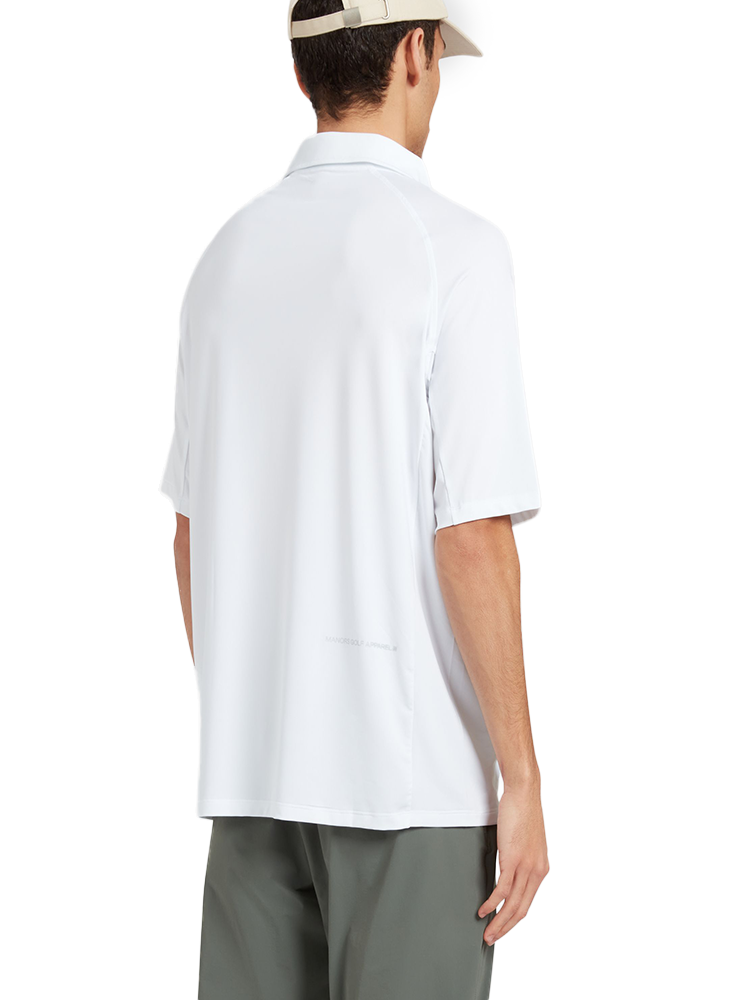 Manors Golf Lightweight Course Polo - White