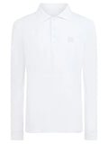 Manors Golf Long Sleeve Course Polo - White