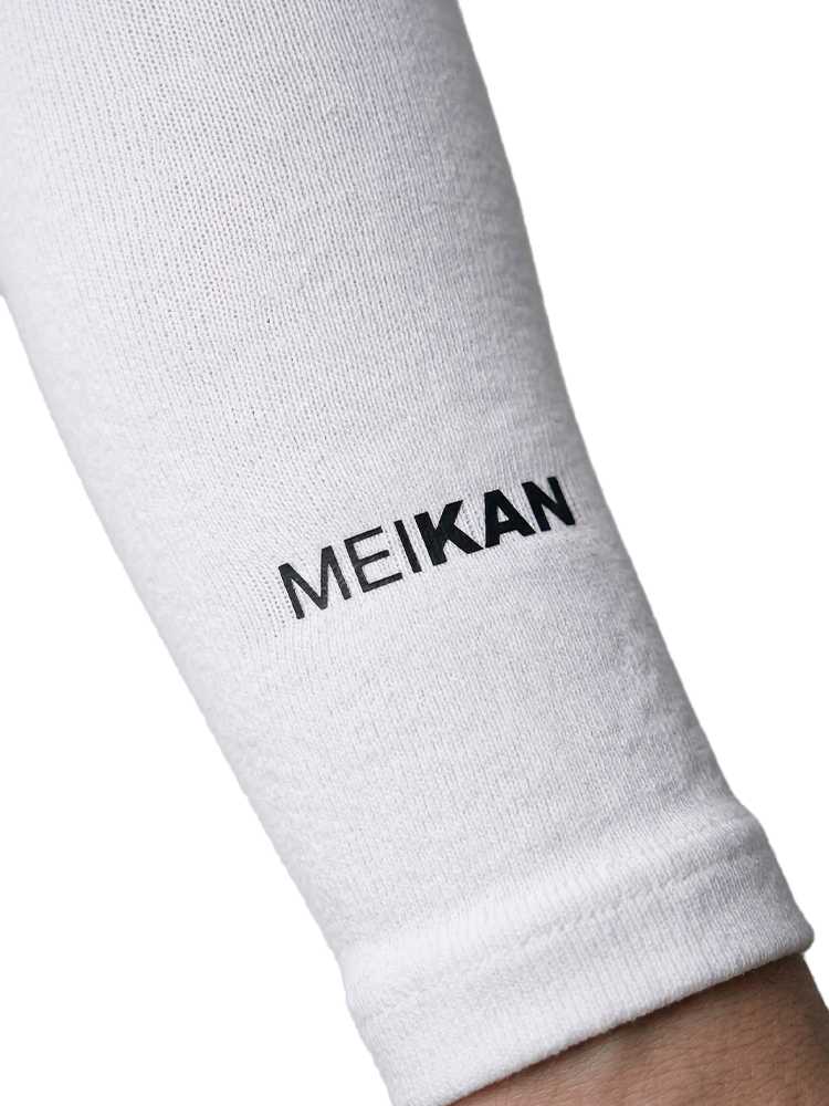 Meikan UPF 50+ Cooling Arm Sleeves - White