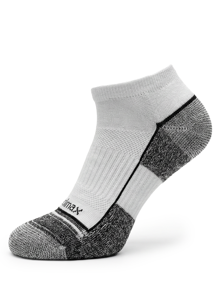 Meikan Womens 3 Pack Low Cut Coolmax Comfort Sports Socks - White