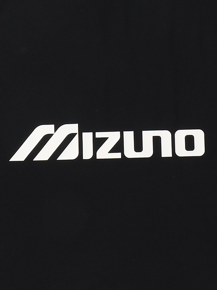 Mizuno Monogram M Short Sleeve Polo Shirt - Black