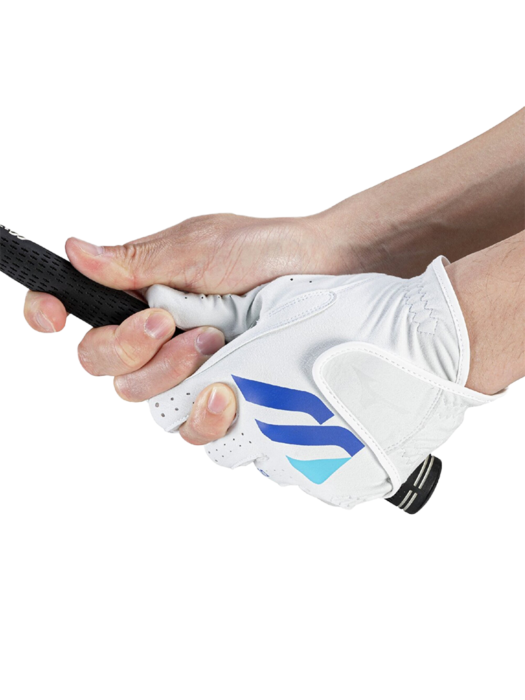Mizuno Monogram M Suede Golf Glove - White