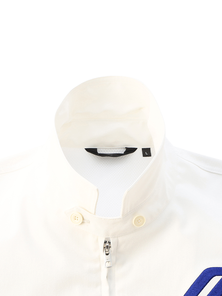Mizuno Monogram M Swing Top Jacket - White