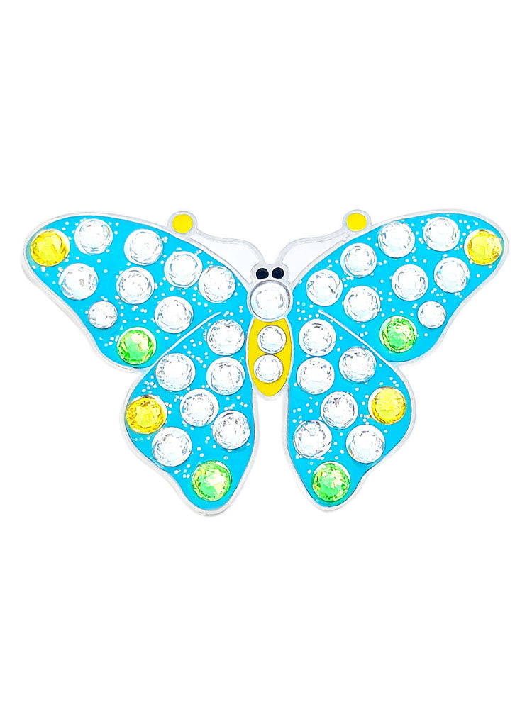 Navika Crystal Blue Butterfly Ball Marker