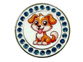 Navika Glitzy Puppy Ball Marker - Blue