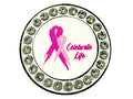Navika Swarovski Crystal Pink Ribbon Marker