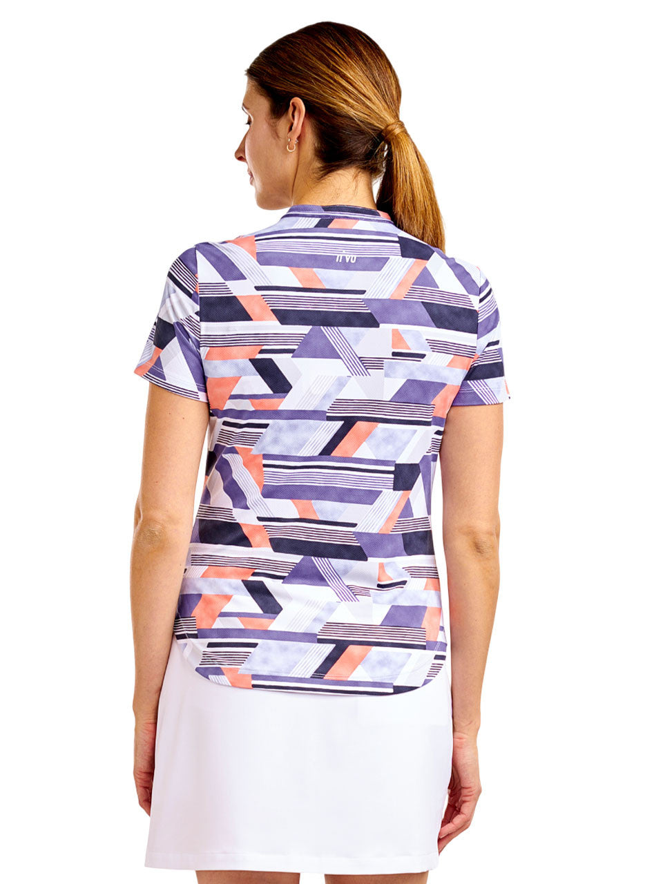 Nivo Womens Lynda Short Sleeve Livcool Mock - Future Dusk