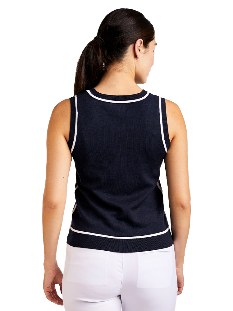 Nivo Womens Nicolette Sweater Vest - Navy