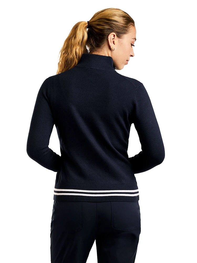 Nivo Womens Scarlet Full Zip Cardigan - Navy
