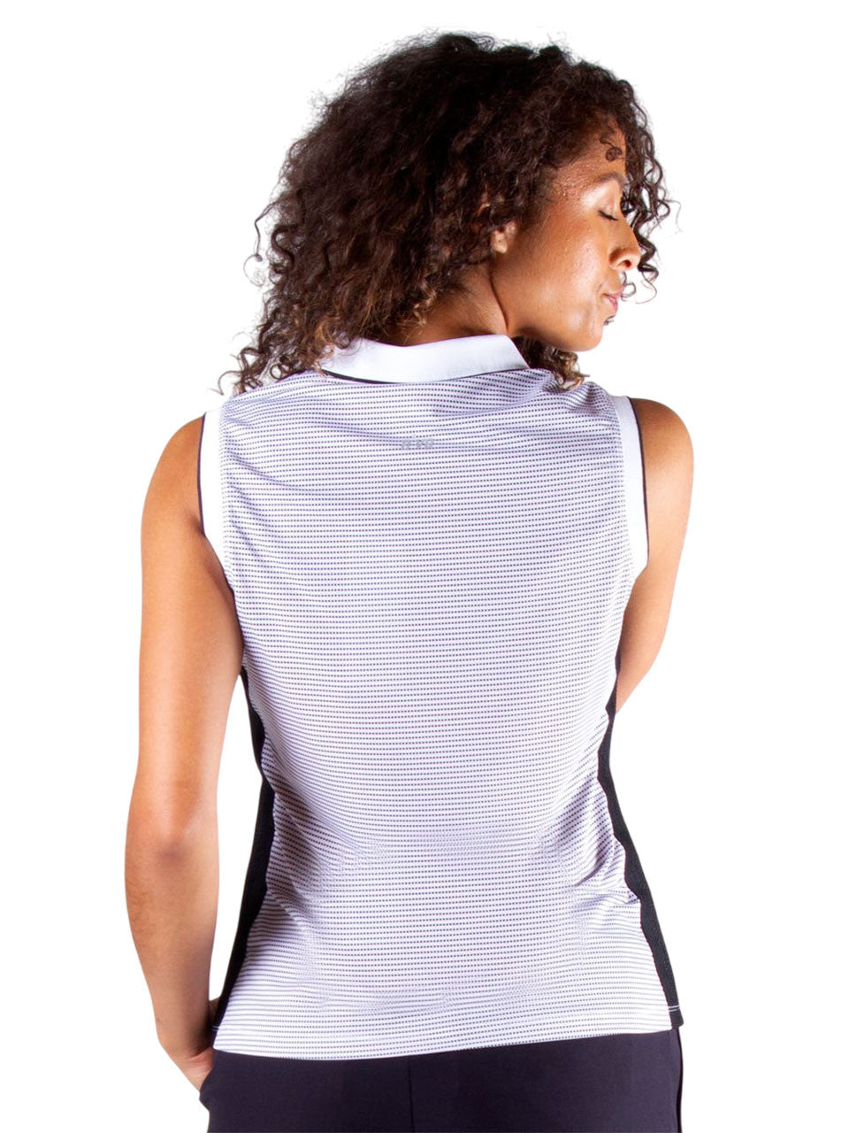 Nivo Womens Taleen Sleeveless Polo - White