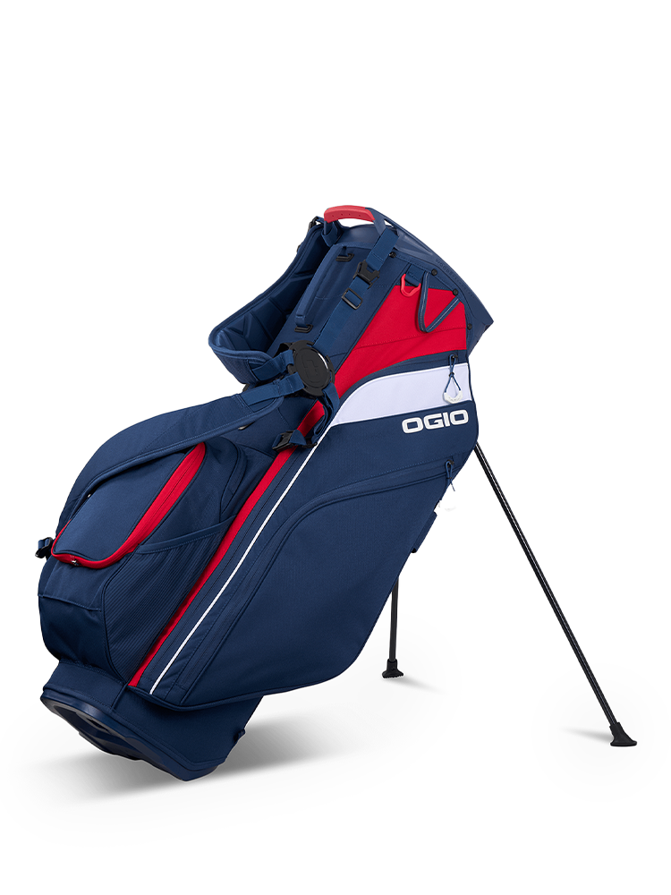 OGIO Woode Hybrid Stand Bag - Red/White/Blue