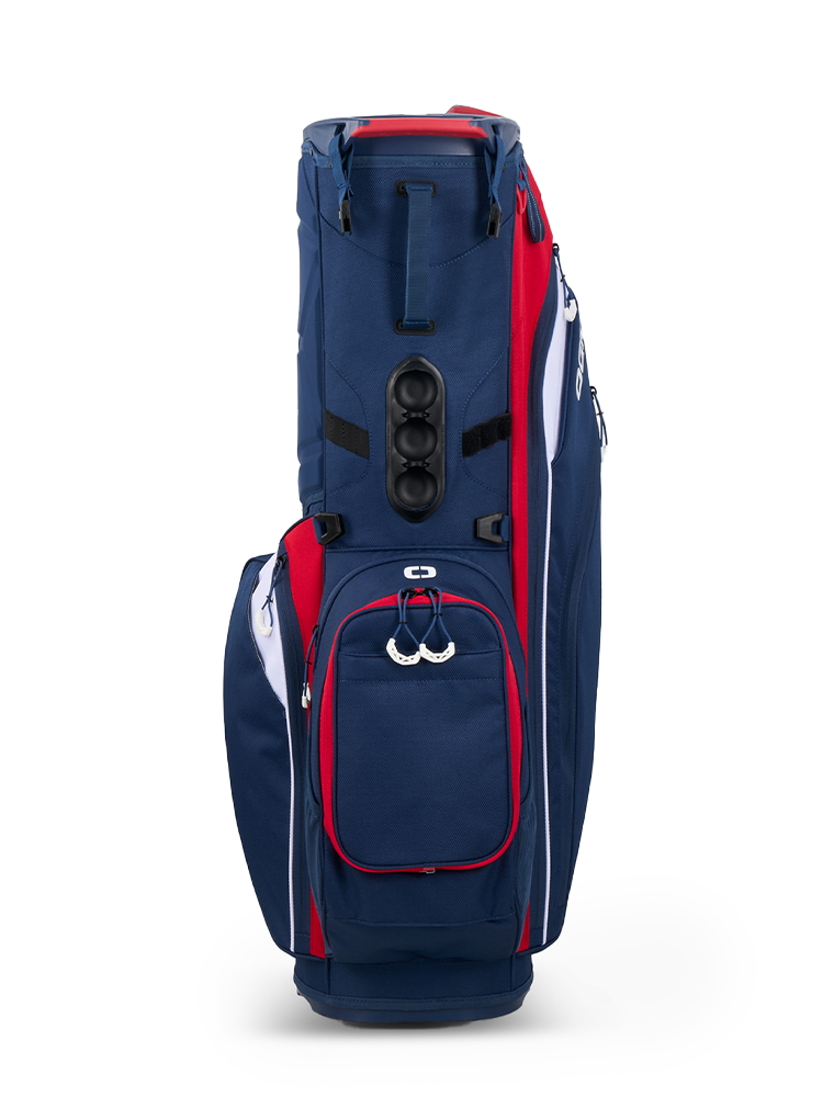 OGIO Woode Hybrid Stand Bag - Red/White/Blue